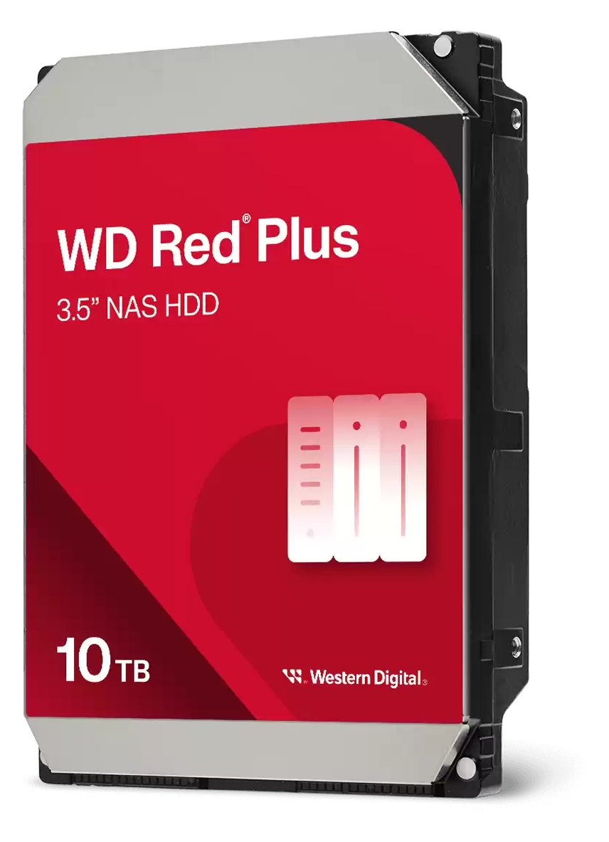 WD Red Plus WD100EFGX - Festplatte - 10 TB - intern - 3.5 (8.9 cm)