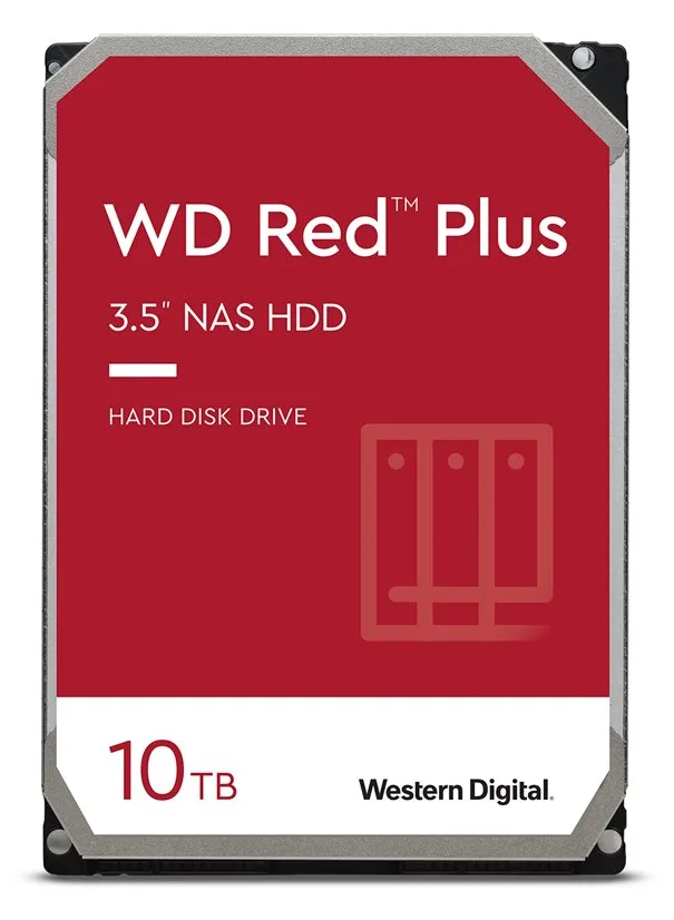 WD Red Plus WD100EFGX - Festplatte - 10 TB - intern - 3.5 (8.9 cm), Ansicht 2