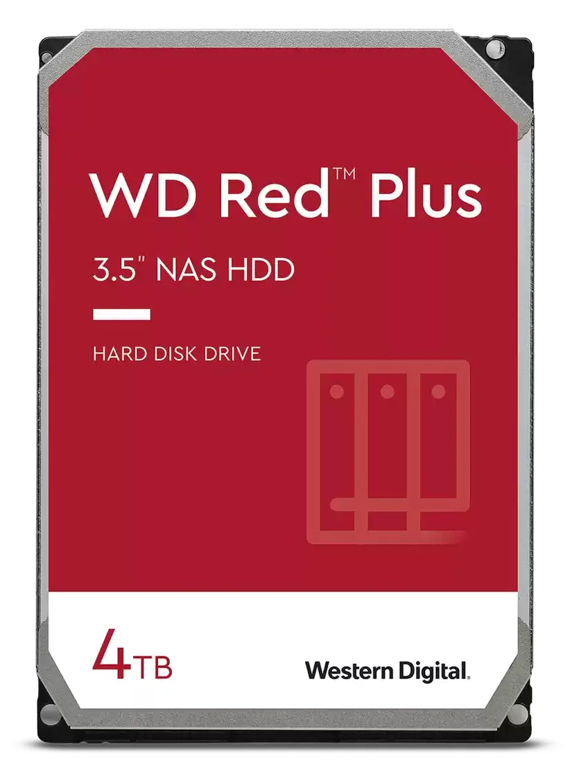 WD Red Plus WD40EFPX - Festplatte - 4 TB - intern - 3.5 (8.9 cm), Ansicht 2