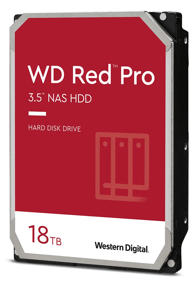 WD Red Pro WD181KFGX - Festplatte - 18 TB - intern - 3.5 (8.9 cm), Ansicht 2