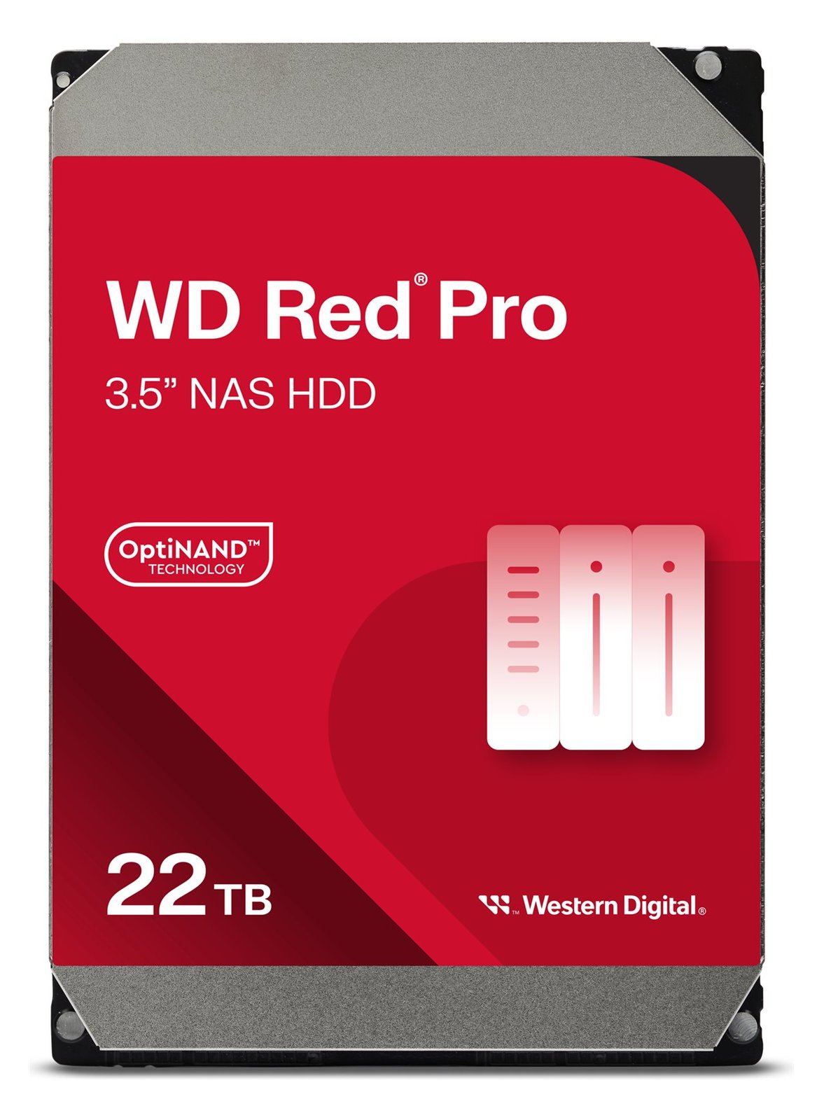 WD Red Pro WD221KFGX - Festplatte - 22 TB - intern - 3.5 (8.9 cm)