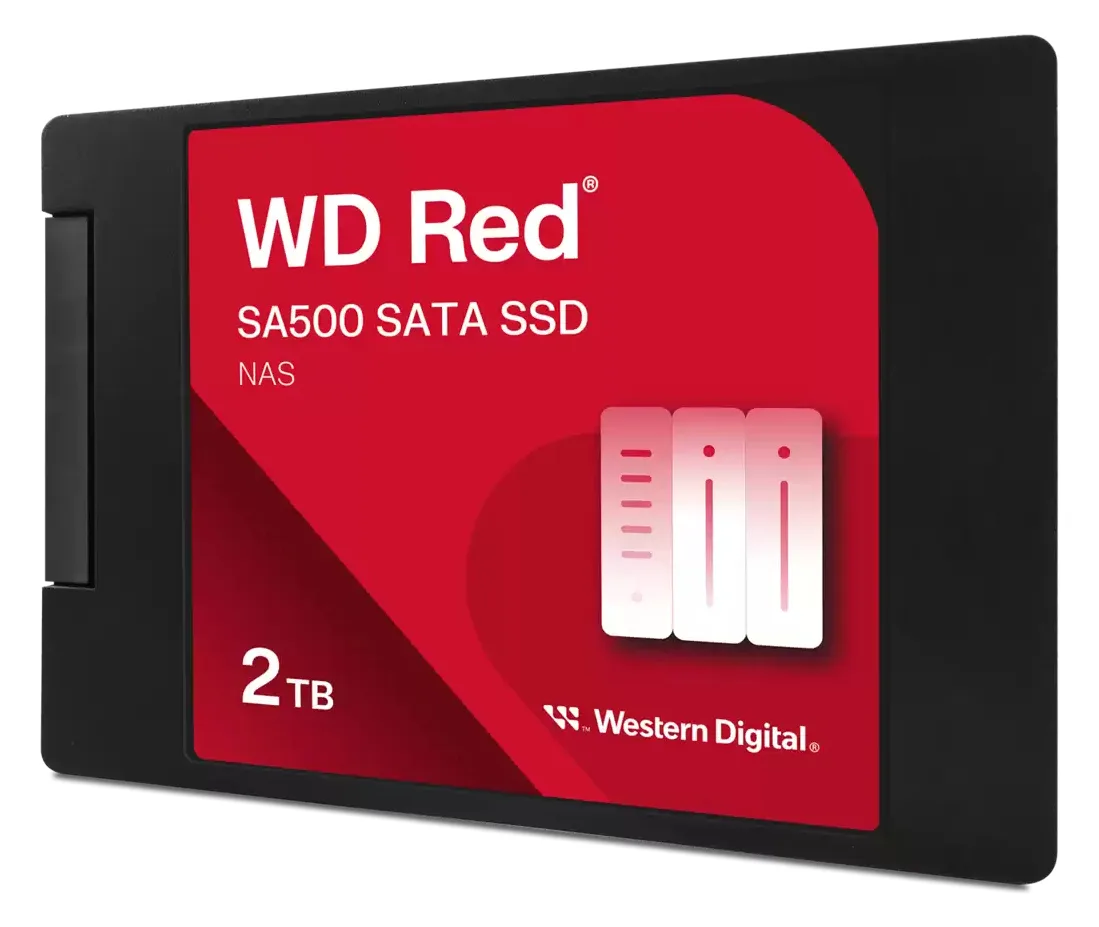WD Red SA500 WDS200T2R0A-68CKB0 - SSD - 2 TB - intern - 2.5 (6.4 cm), Ansicht 3