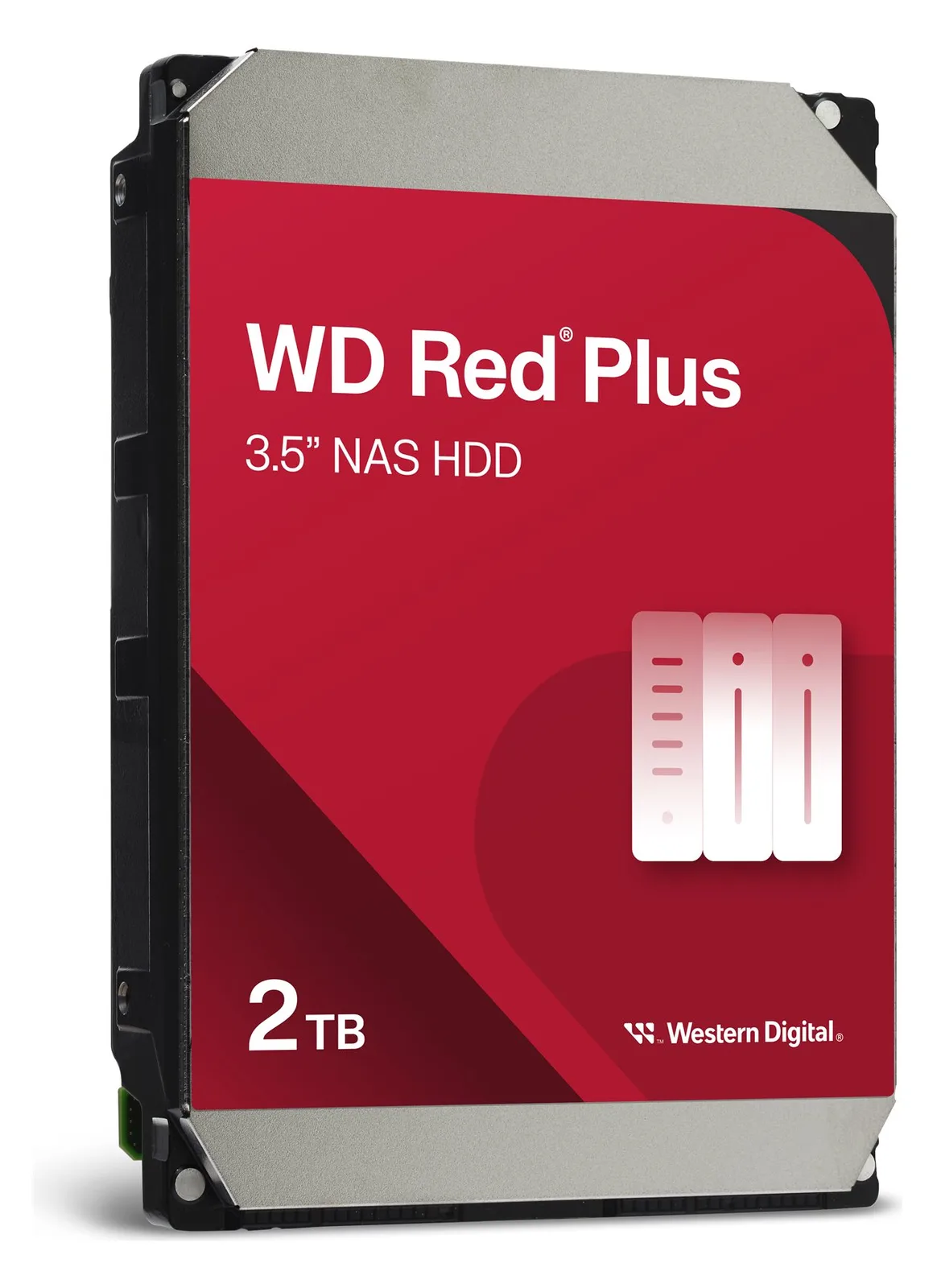 WD Red WD20EFPX - Festplatte - 2 TB - intern - 3.5 (8.9 cm), Ansicht 3