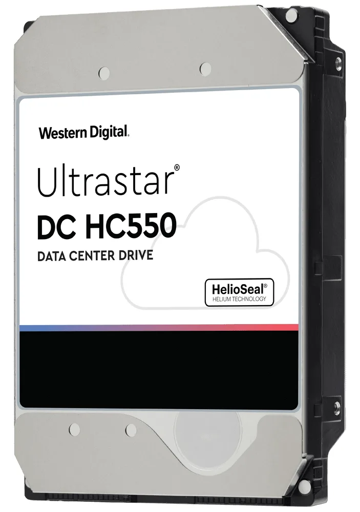 WD Ultrastar DC HC550 WUH721816AL5204 - Festplatte - 16 TB - intern - 3.5 (8.9 cm), Ansicht 2