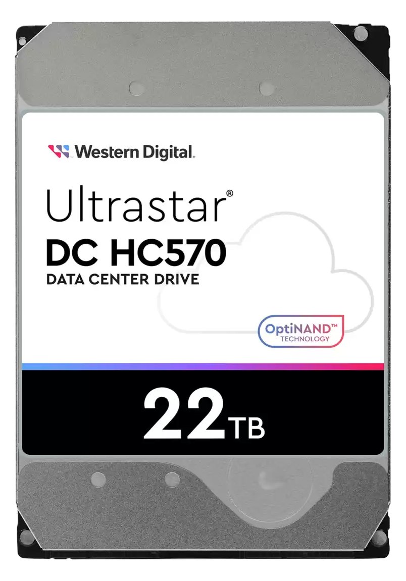 WD Ultrastar DC HC570 - Festplatte - 22 TB - intern - 3.5 (8.9 cm)