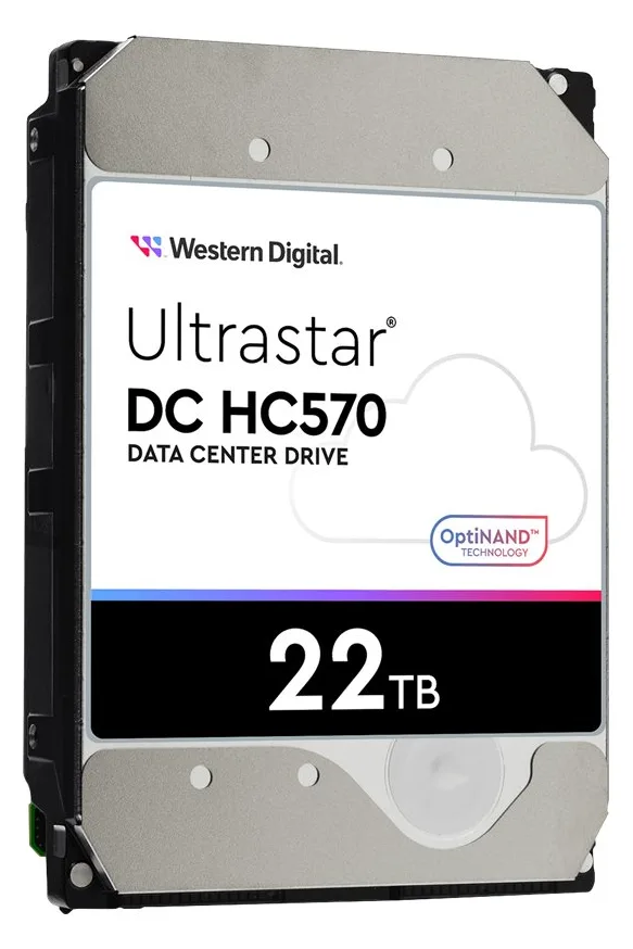 WD Ultrastar DC HC570 - Festplatte - 22 TB - intern - 3.5 (8.9 cm), Ansicht 3