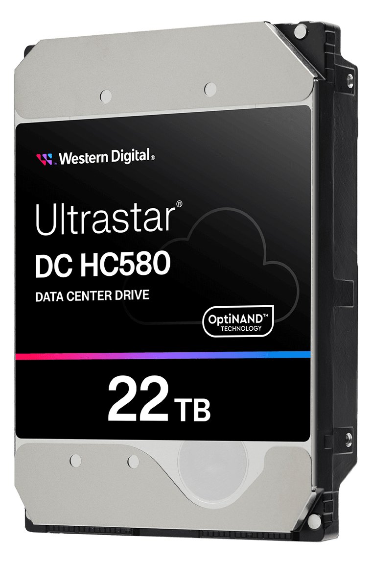 WD Ultrastar DC HC580 WUH722422ALE6L4 - Festplatte - 22 TB - intern - 3.5 (8.9 cm)