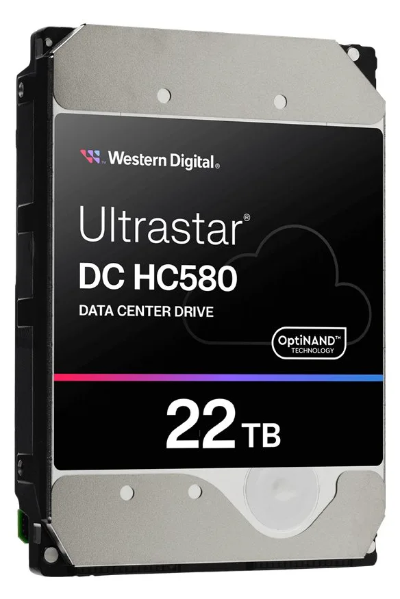 WD Ultrastar DC HC580 WUH722422ALE6L4 - Festplatte - 22 TB - intern - 3.5 (8.9 cm), Ansicht 2