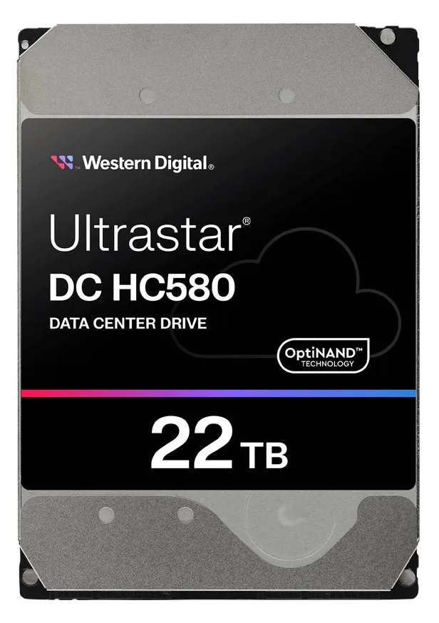 WD Ultrastar DC HC580 WUH722422ALE6L4 - Festplatte - 22 TB - intern - 3.5 (8.9 cm), Ansicht 3
