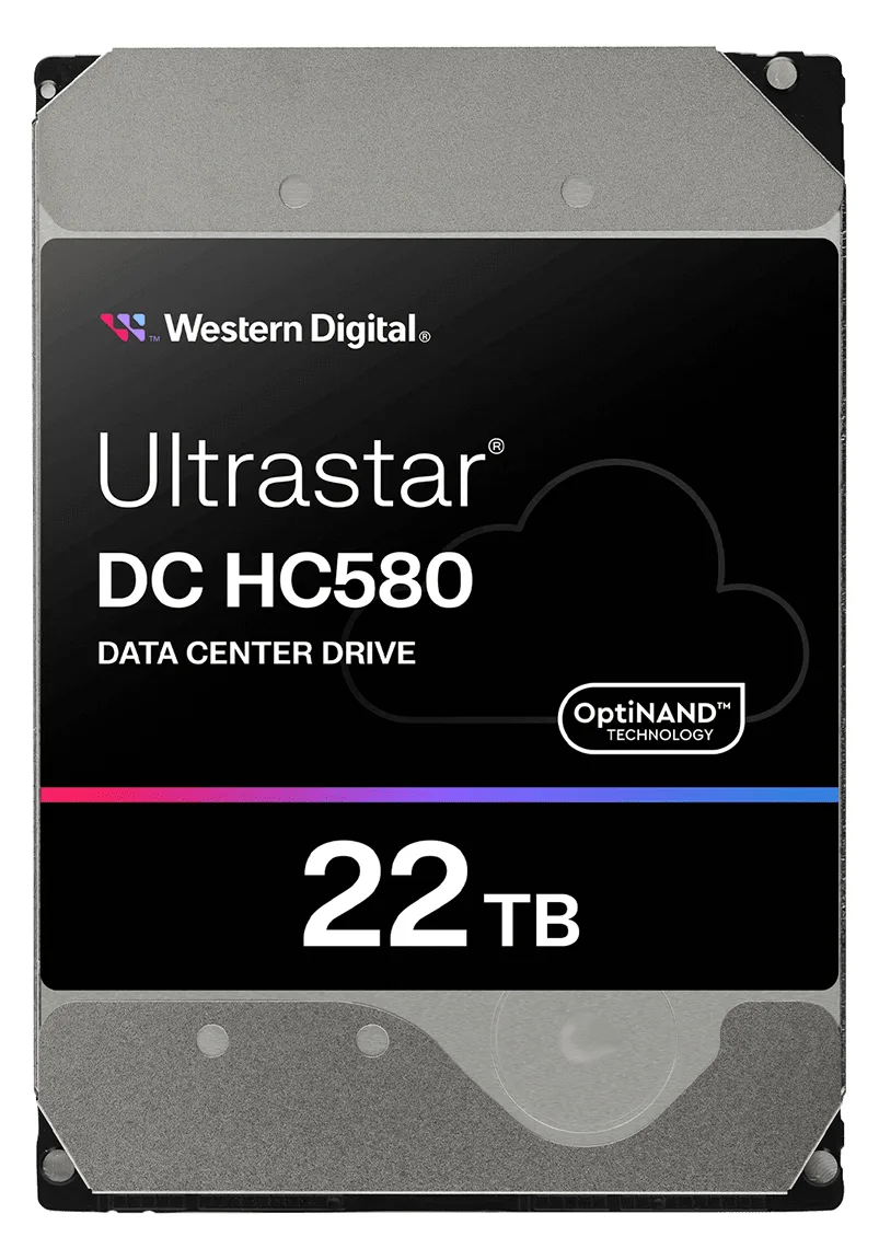 WD Ultrastar DC HC580 WUH722422ALE6L4 - Festplatte - 22 TB - intern - 3.5 (8.9 cm), Ansicht 4