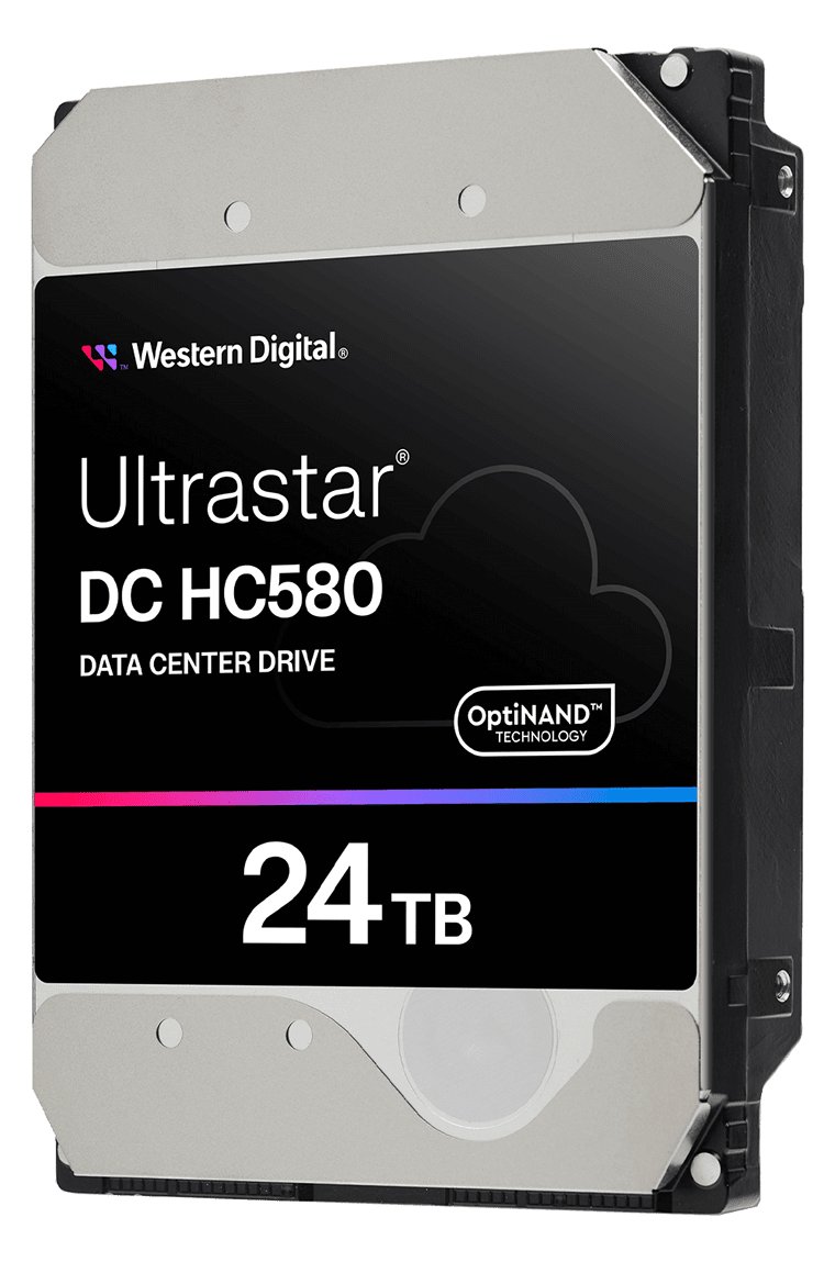 WD Ultrastar DC HC580 WUH722424ALE6L4 - Festplatte - 24 TB - intern - 3.5 (8.9 cm)