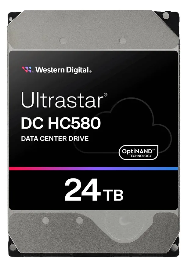 WD Ultrastar DC HC580 WUH722424ALE6L4 - Festplatte - 24 TB - intern - 3.5 (8.9 cm), Ansicht 2