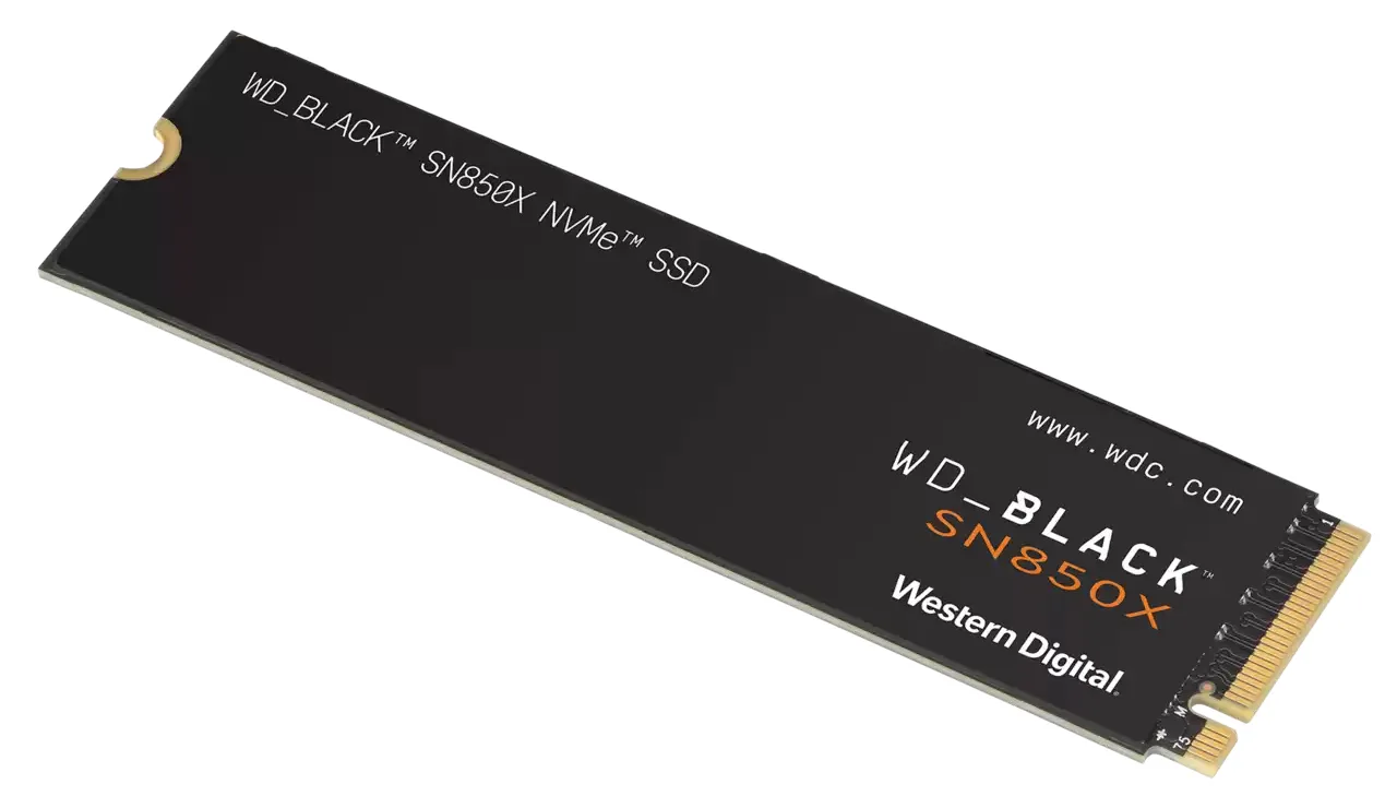 WD WD_BLACK SN850X NVMe SSD WDBB9G0010BNC - SSD - 1 TB - intern - M.2 2280 - PCIe 4.0 (NVMe), Ansicht 3