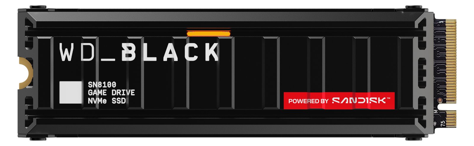 WD_BLACK SN8100 WDS200T1XHM-00CMT0 - SSD - verschlüsselt - 2 TB - intern - M.2 2280 - PCI Express 5.0 x4 (NVMe)