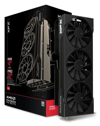 XFX VGA 16GB Radeon RX9070 SWIFT OC Gaming 3xDP/1xHDMI AMD Radeon RX 9070 - Grafikkarte - 16.384 MB, Ansicht 4