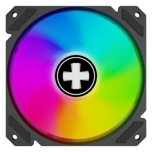 Xilence Lüfter 120*120 Performance A+ REVERSE ARGB schwarz von LumaTech