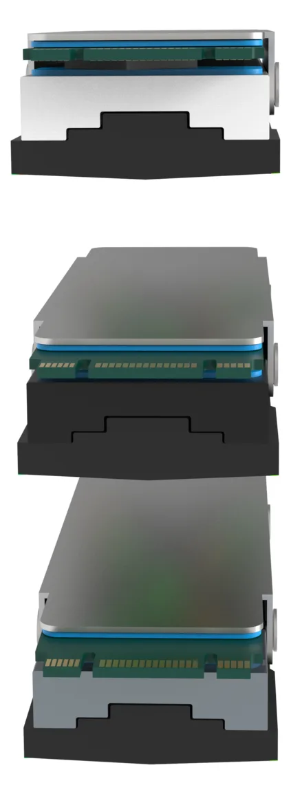 Xilence Solid State Drive Kühlkörper, Ansicht 2