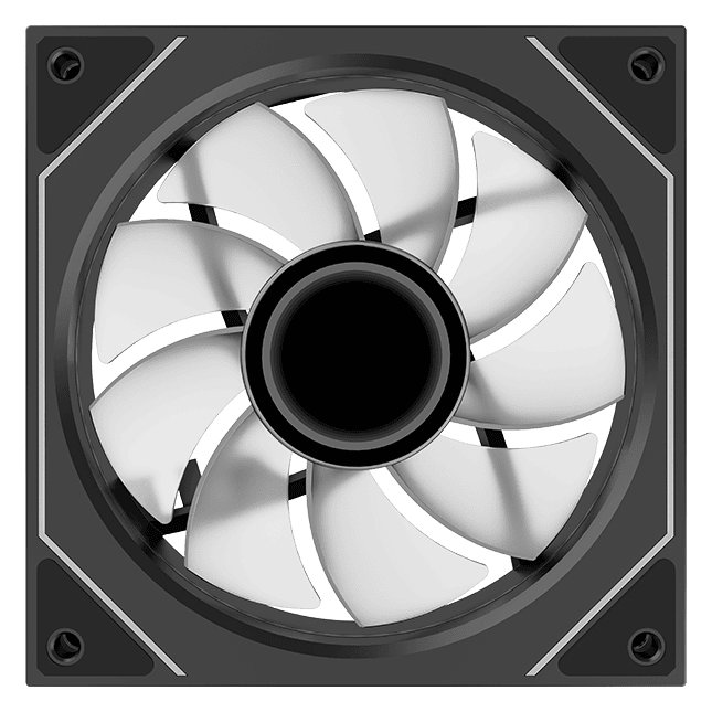 Xilence XF079 Reverse Gehäuseluefter mit Infinity-Mirror-Design von LumaTech