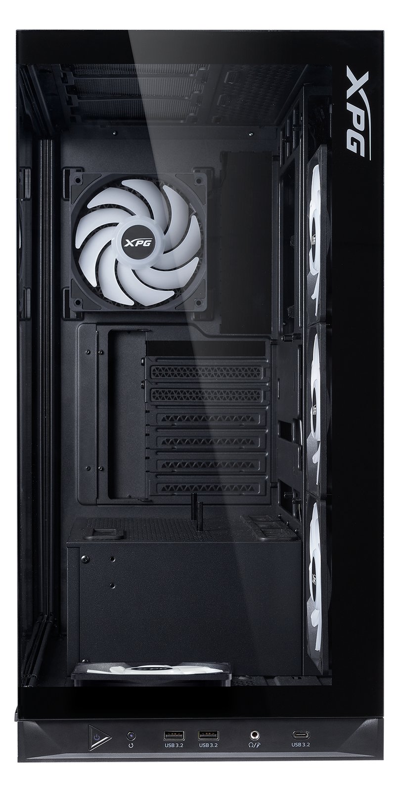 XPG Geh INVADER X BTF ATX Midi Tower schwarz retail - Midi/Minitower - ATX von LumaTech