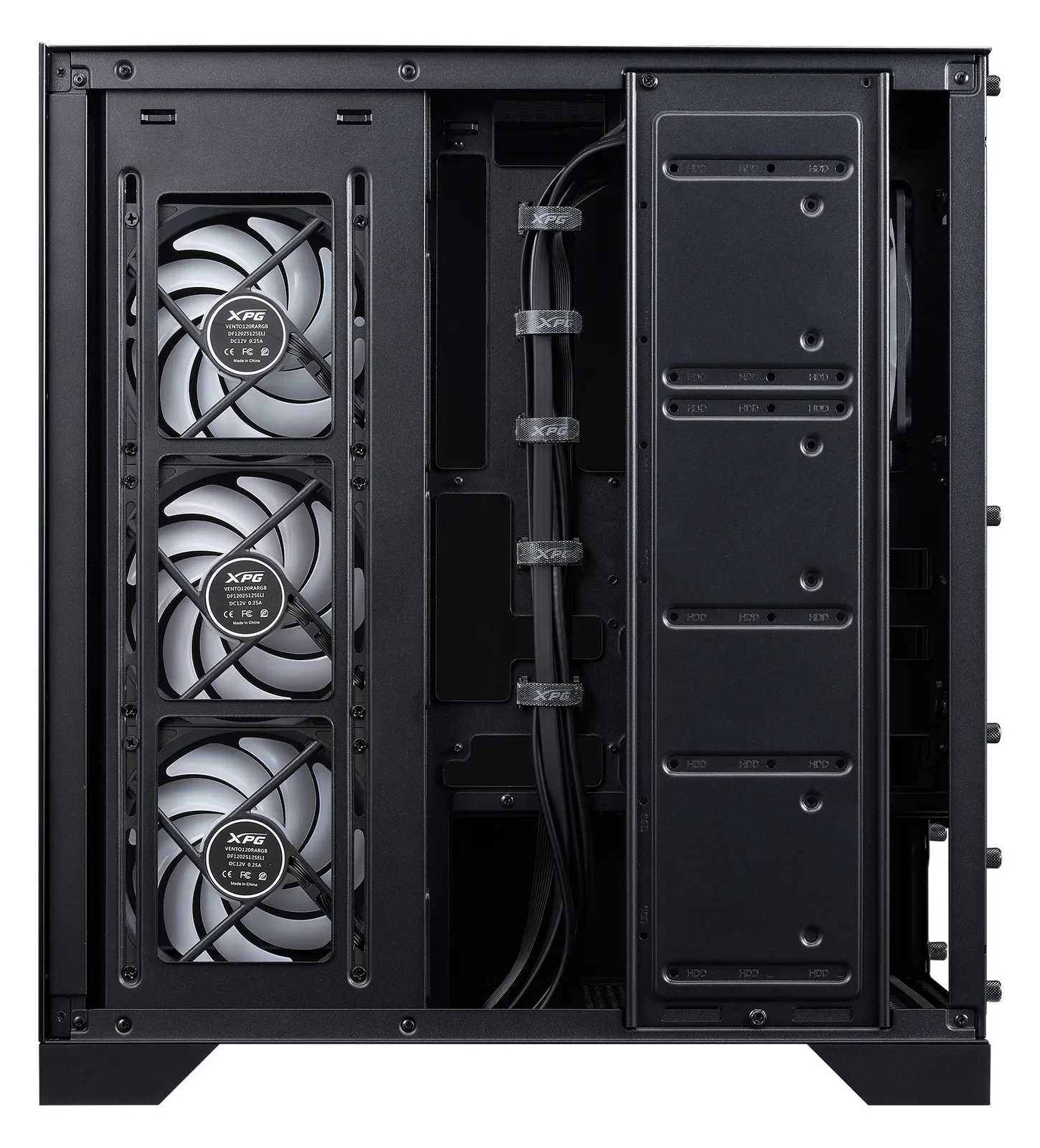 XPG Geh INVADER X BTF ATX Midi Tower schwarz retail - Midi/Minitower - ATX, Ansicht 3