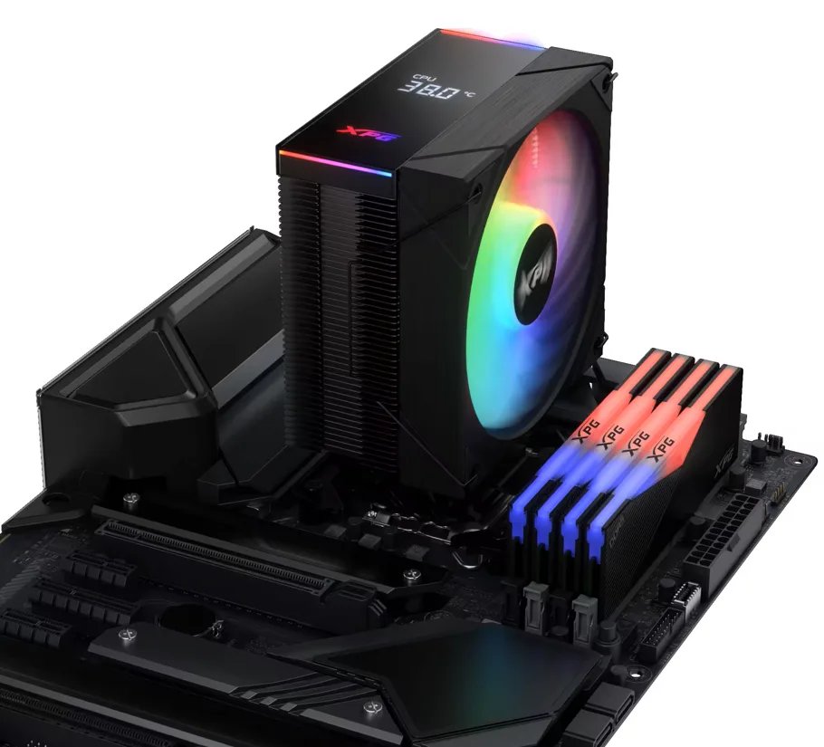 XPG Lüfter MAESTRO PLUS 42SA 120mm ARGB Fan schwarz retail, Ansicht 2