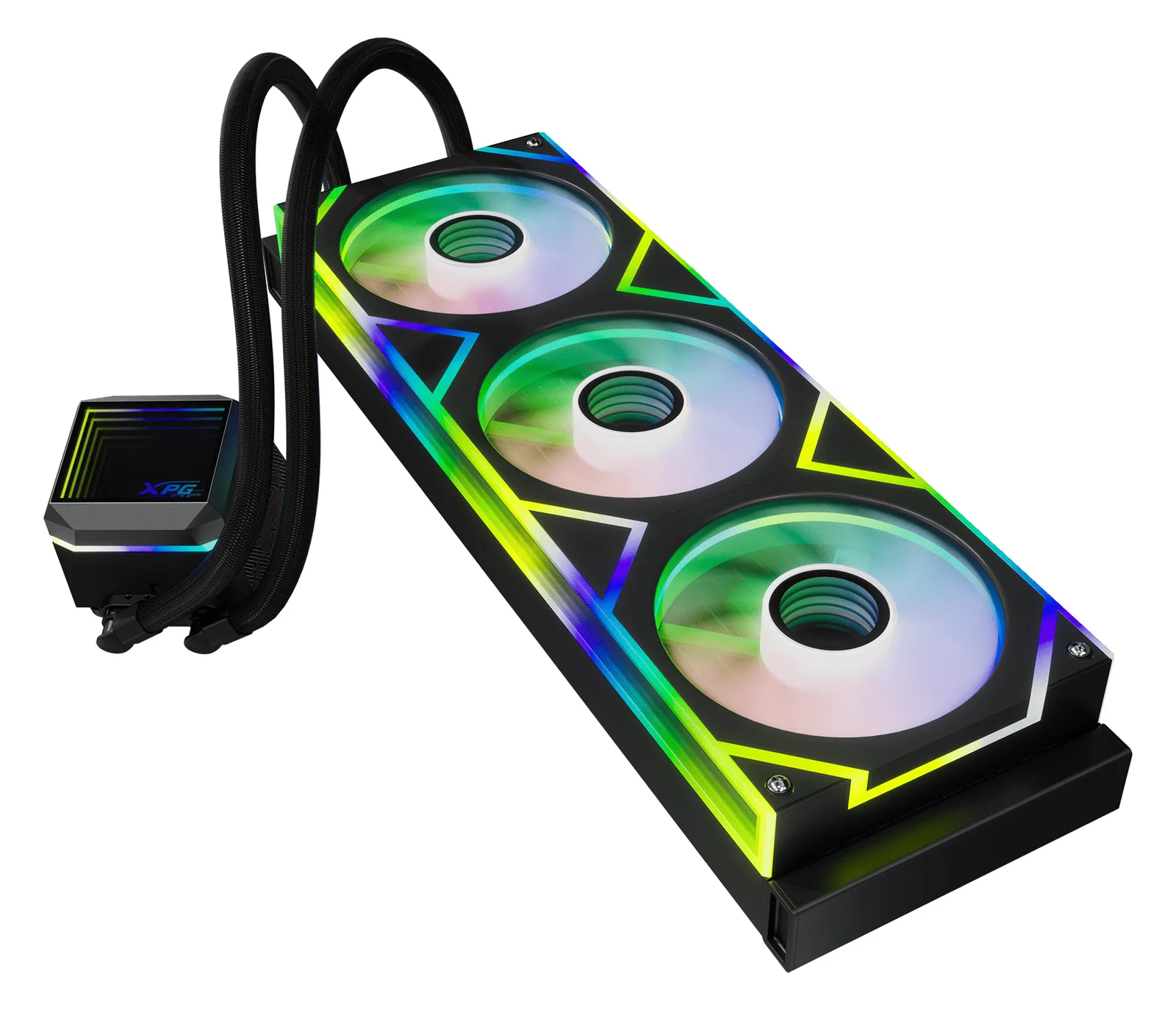 XPG WAK XPG LEVANTE II 360 (3*120mm ARGB Fan) schwarz, Ansicht 3