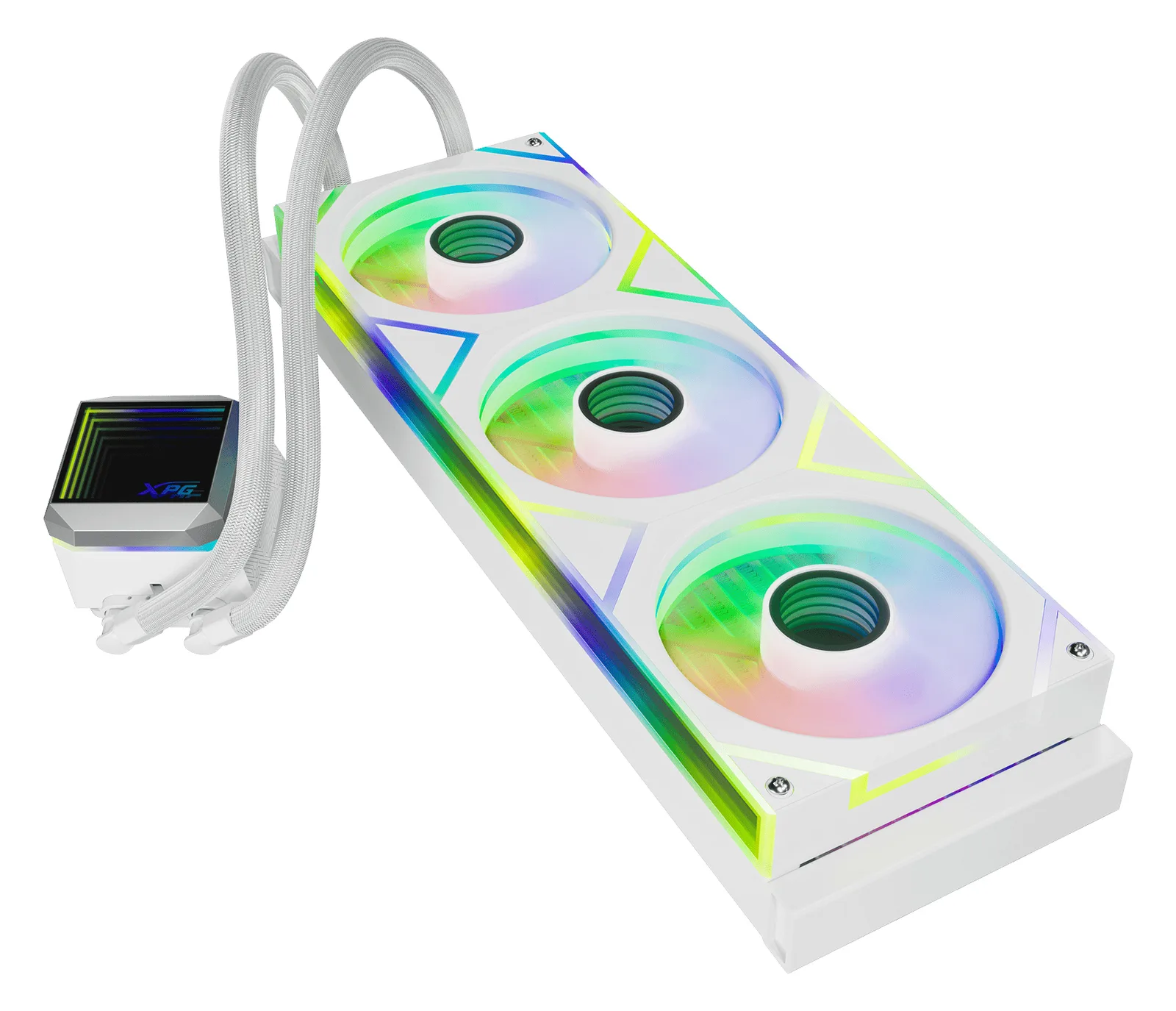 XPG WAK XPG LEVANTE II 360 (3*120mm ARGB Fan) weiß, Ansicht 2