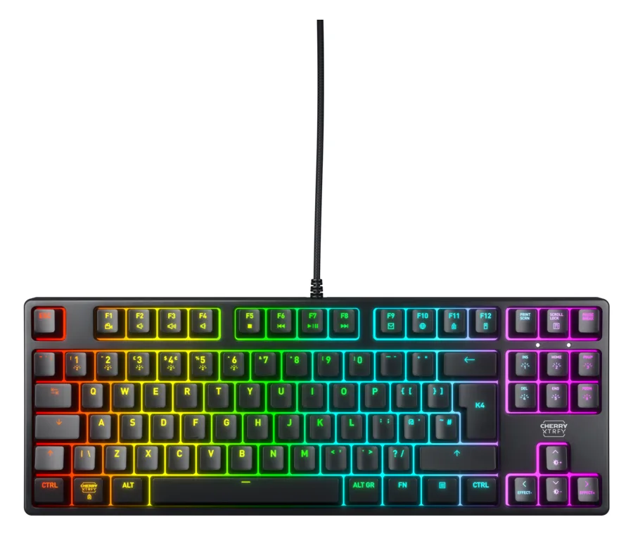 Xtrfy CHERRY XTRFY K4V2 - Tastatur - mechanisch, Gaming, RGB - TL: UK, QWERTY, Ansicht 2