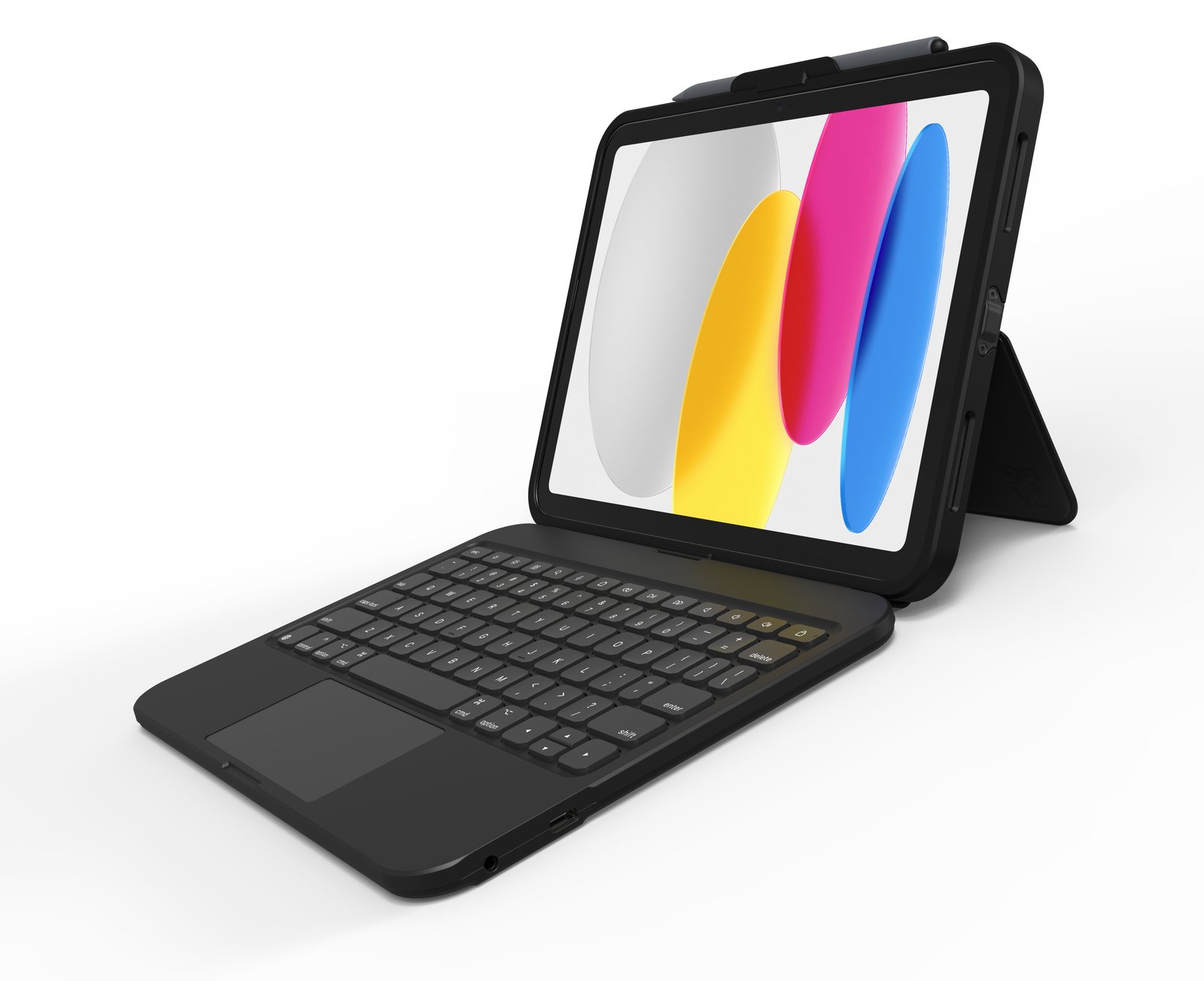 ZAGG Tough Keys - Tastatur und Foliohülle (Hülle) - TL: Deutsch, QWERTZ