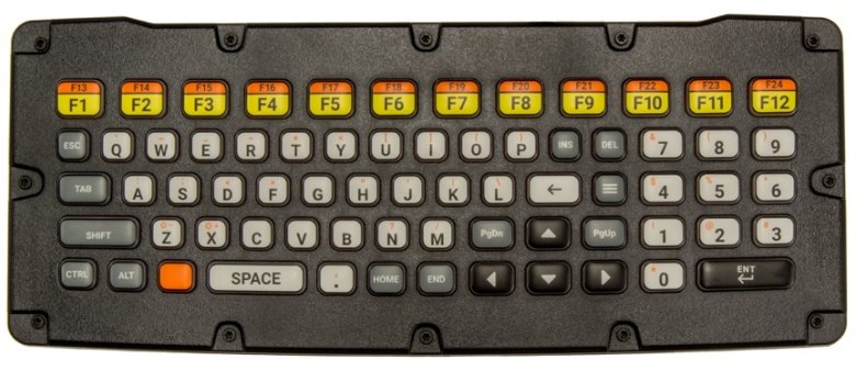 Zebra Tastatur - hinterleuchtet - USB - TL: UK, QWERTY von LumaTech