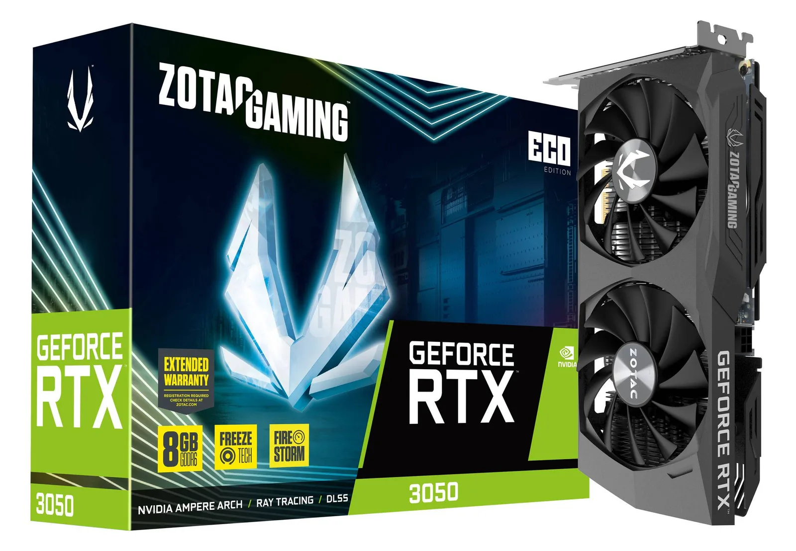ZOTAC GAMING GeForce RTX 3050 ECO - Grafikkarten, Ansicht 4