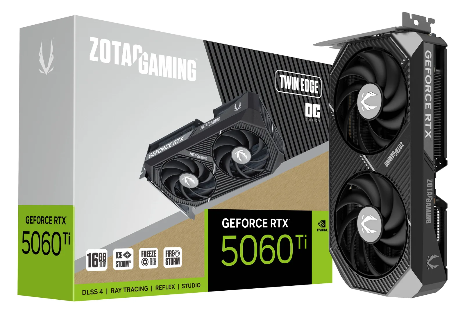ZOTAC GAMING GeForce RTX 5060 Ti 16GB Twin Edge, Ansicht 2