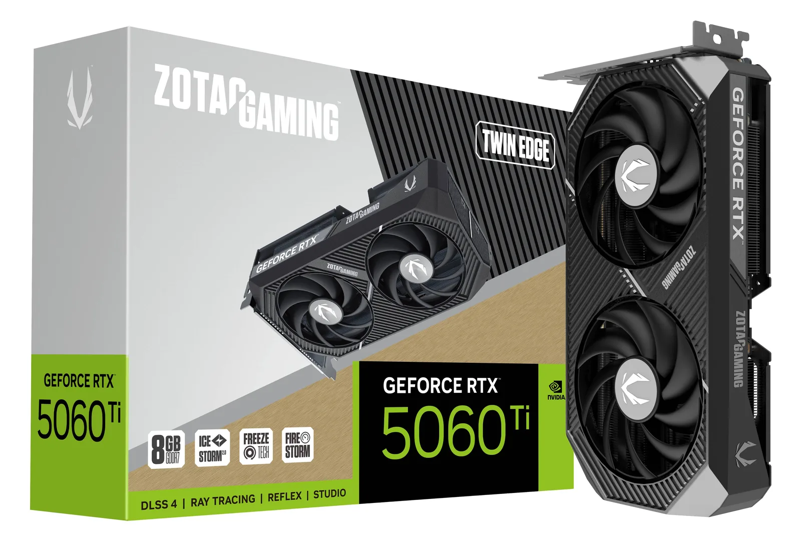 ZOTAC GAMING GeForce RTX 5060 Ti 8GB Twin Edge, Ansicht 2