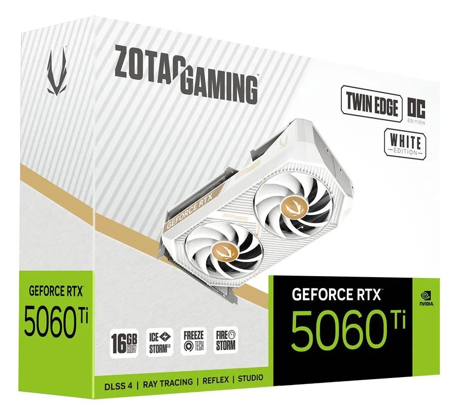 ZOTAC GAMING Twin Edge OC - White Edition - Grafikkarten - 16 GB, Ansicht 3