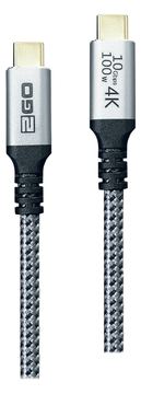 2GO Schnellladekabel USB-C 100W 10Gbps - Kabel - Digital/Daten von LumaTech