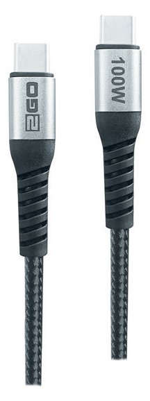 2GO Schnellladekabel USB-C 100W Thunderbolt - Digital/Daten