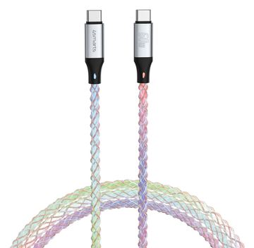 4smarts USB 2.0-Kabel USB-C RGBCord 60W C - Kabel - Digital/Daten - Kabel - Digital/Daten von LumaTech