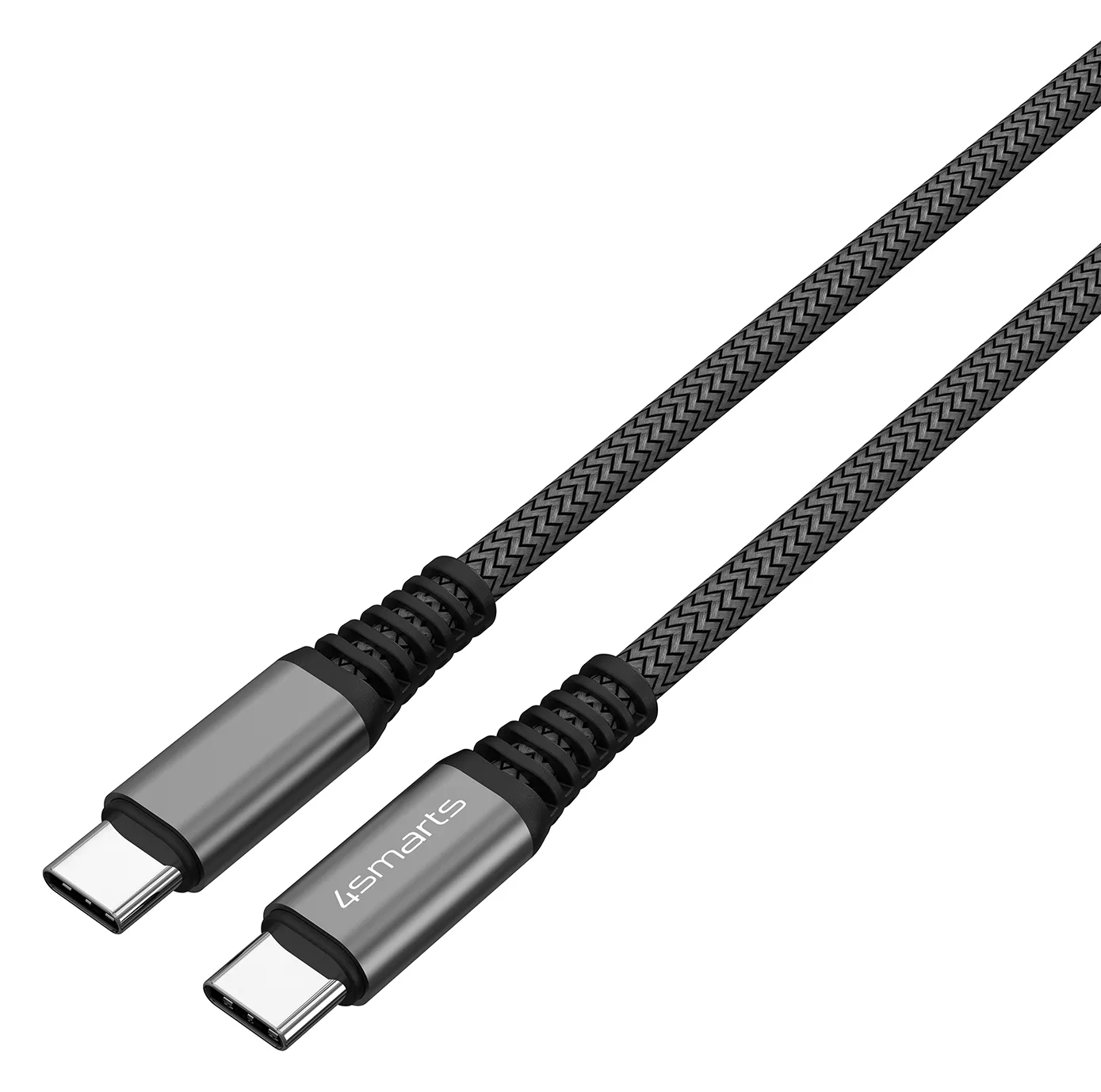 4smarts USB-C auf USB-C Kabel PremiumCord - 3 m - USB C - USB C - 0,48 Gbit/s - Schwarz, Ansicht 2