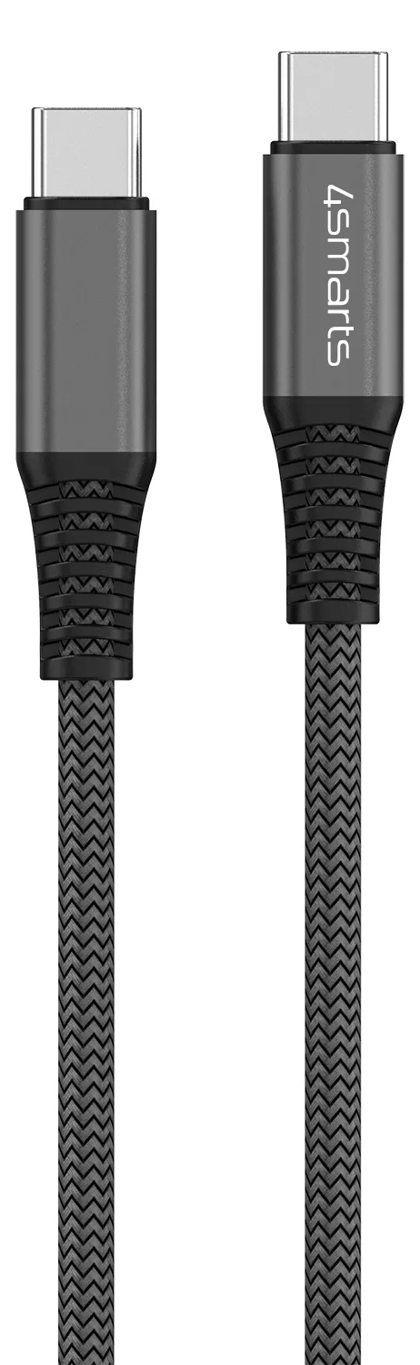 4smarts USB-C auf USB-C Kabel PremiumCord - 3 m - USB C - USB C - 0,48 Gbit/s - Schwarz, Ansicht 3