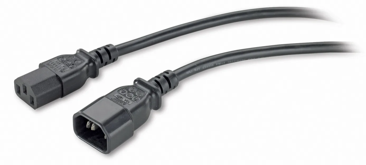 APC Stromkabel - power IEC 60320 C13 zu IEC 60320 C14, Ansicht 3