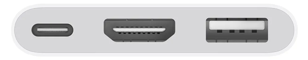 Apple Videoadapter - 24 pin USB-C männlich zu USB, HDMI, USB-C (nur Spannung), Ansicht 3