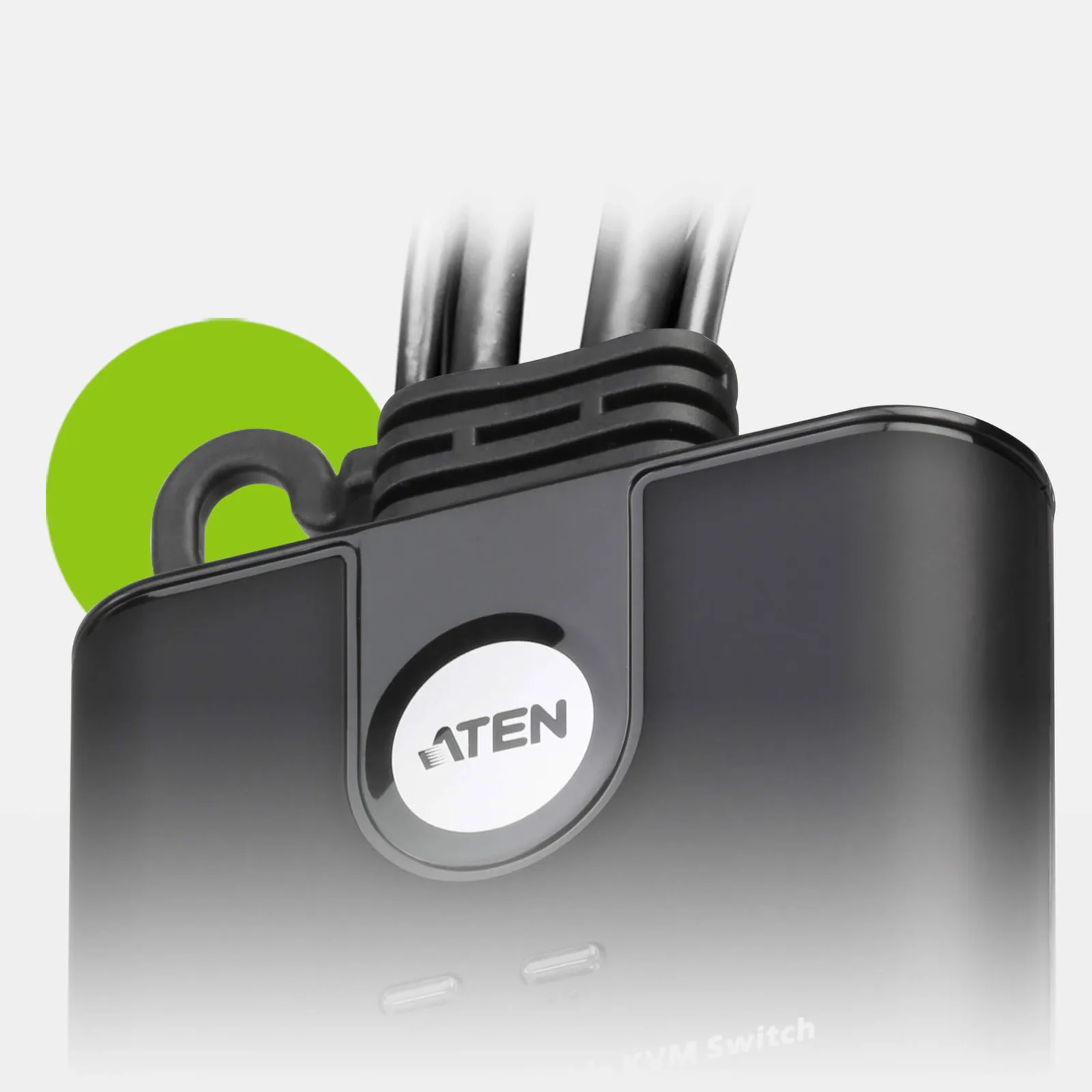 ATEN CS22HF - KVM-/USB-Switch - 2 x KVM / USB, Ansicht 4