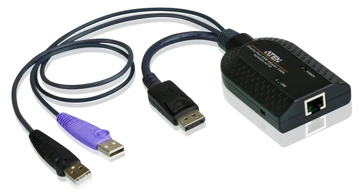 ATEN KA7169 DisplayPort USB Virtual Media KVM Adapter Cable with Smart Card Reader (CPU Module), Ansicht 2