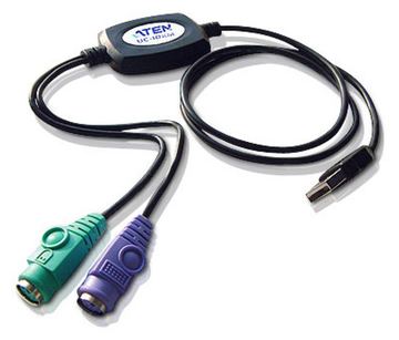 ATEN Tastatur- / Maus-Adapter - USB (M) zu PS/2 (W) von LumaTech