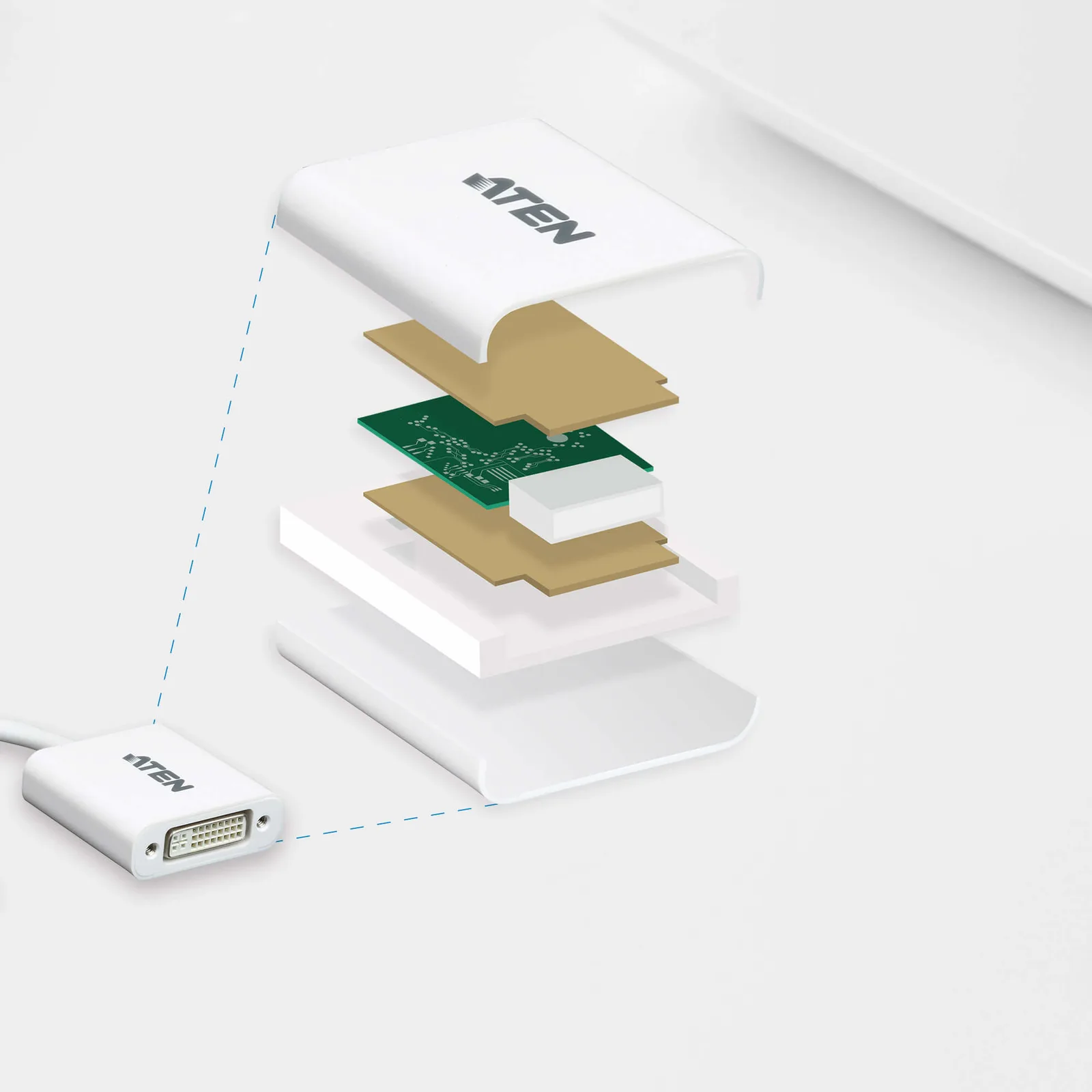 ATEN VC965 - DisplayPort-Adapter - DisplayPort (M), Ansicht 4