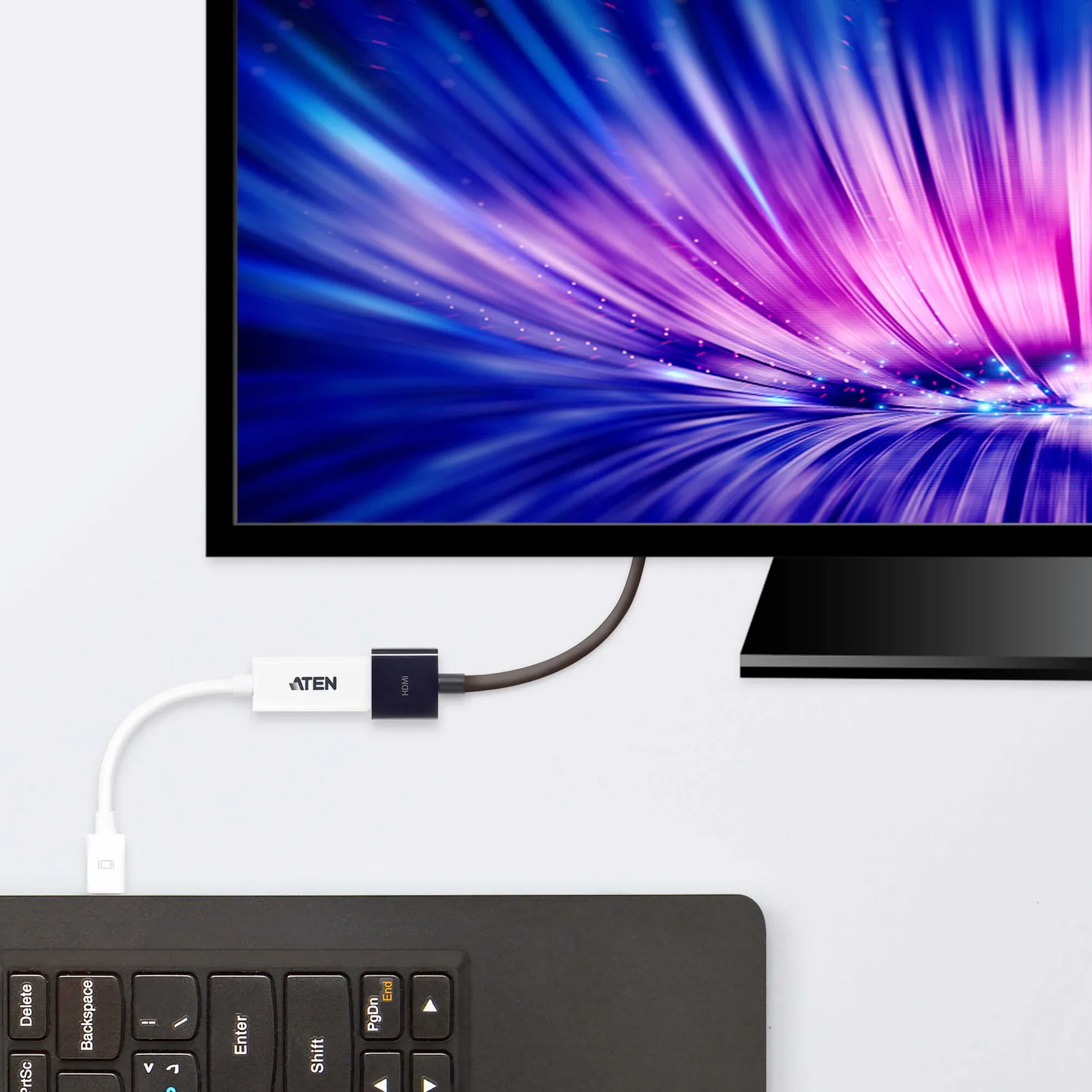 ATEN VC980 - Videoadapter - Mini DisplayPort männlich zu HDMI weiblich, Ansicht 2