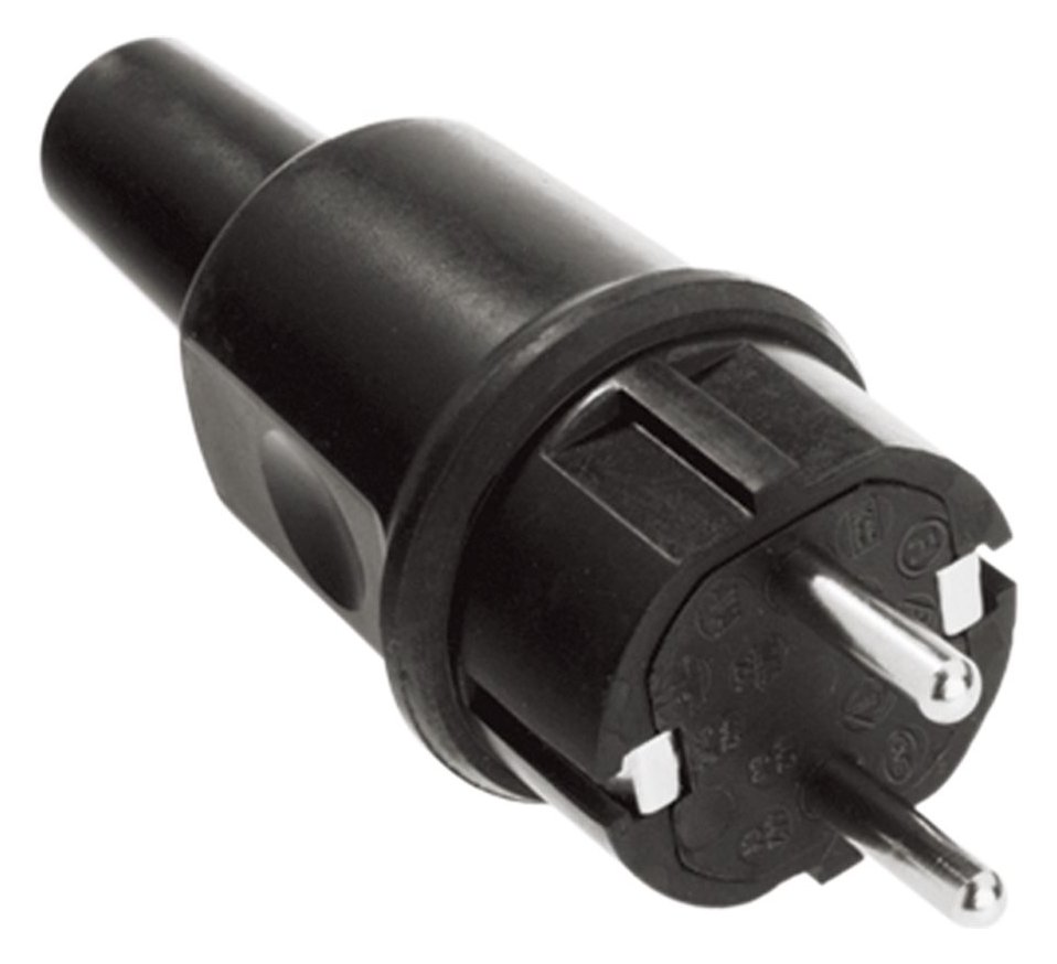 Bachmann 913.173 - Schwarz - Gummi - IP44 - 250 V - 16 A von LumaTech