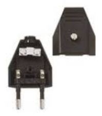 Bachmann Netzanschluss - 2-polig (M) - 250 V - 2.5 A - Schwarz - Europa (Packung mit 3) von LumaTech