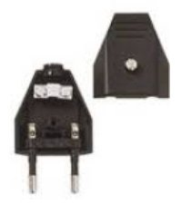 Bachmann Netzanschluss - 2-polig (M) - 250 V - 2.5 A - Schwarz - Europa (Packung mit 3) von LumaTech