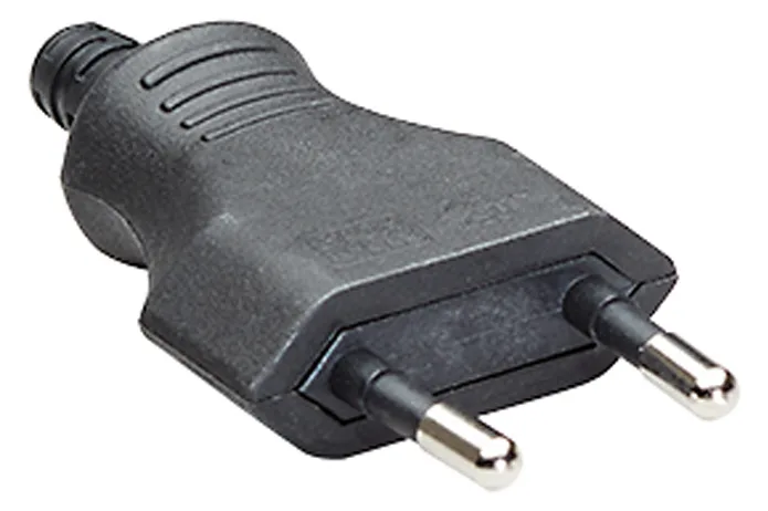 Bachmann Netzanschluss - 2-polig (M) - 250 V - 2.5 A - Schwarz - Europa (Packung mit 3), Ansicht 2